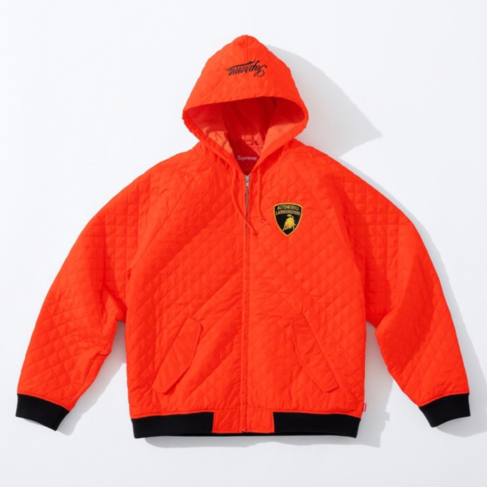 SOLD Supreme Automobili Lamborghini Hooded Work Jacket - Picture 2 of 5